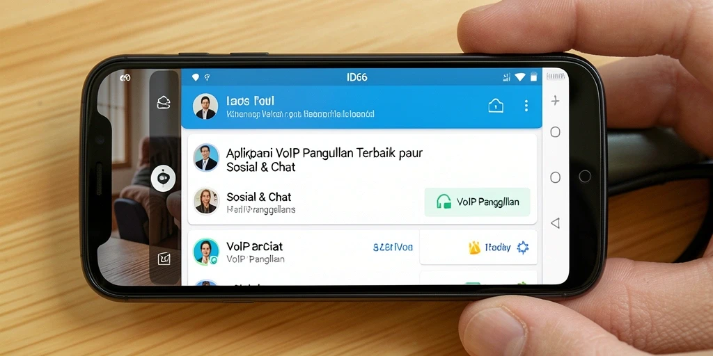 Tampilan antarmuka aplikasi ID66 yang modern dan intuitif.