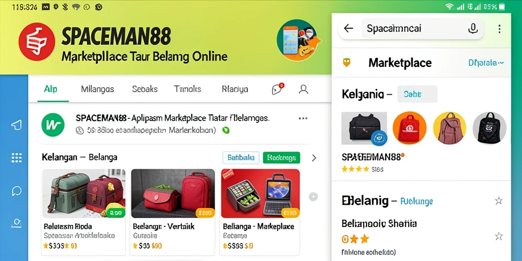 Antarmuka pengguna SPACEMAN88 yang menarik dan mudah digunakan.