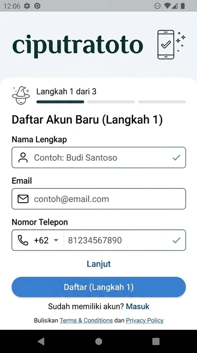 Cara Mudah Buat Akun Baru Ciputratoto